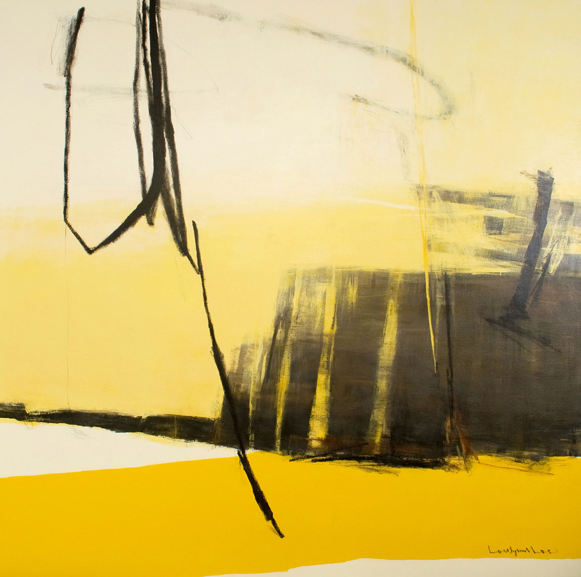 INLAND ISLAND NO. 49.  Acrylic on canvas.  72”x72”.  2008
